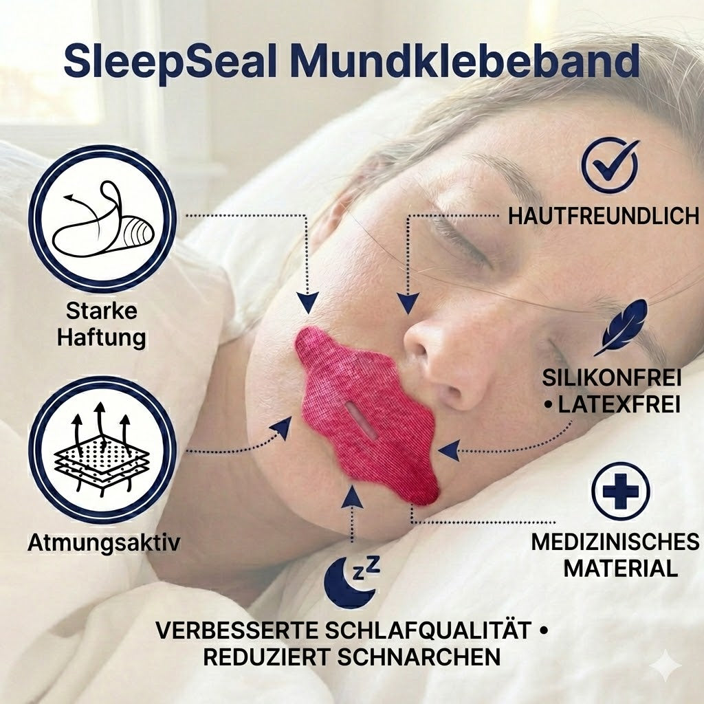 SleepSeal™ Mundklebeband